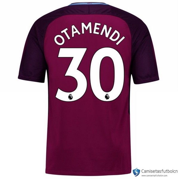 Camiseta Manchester City Segunda equipo Otamendi 2017-18